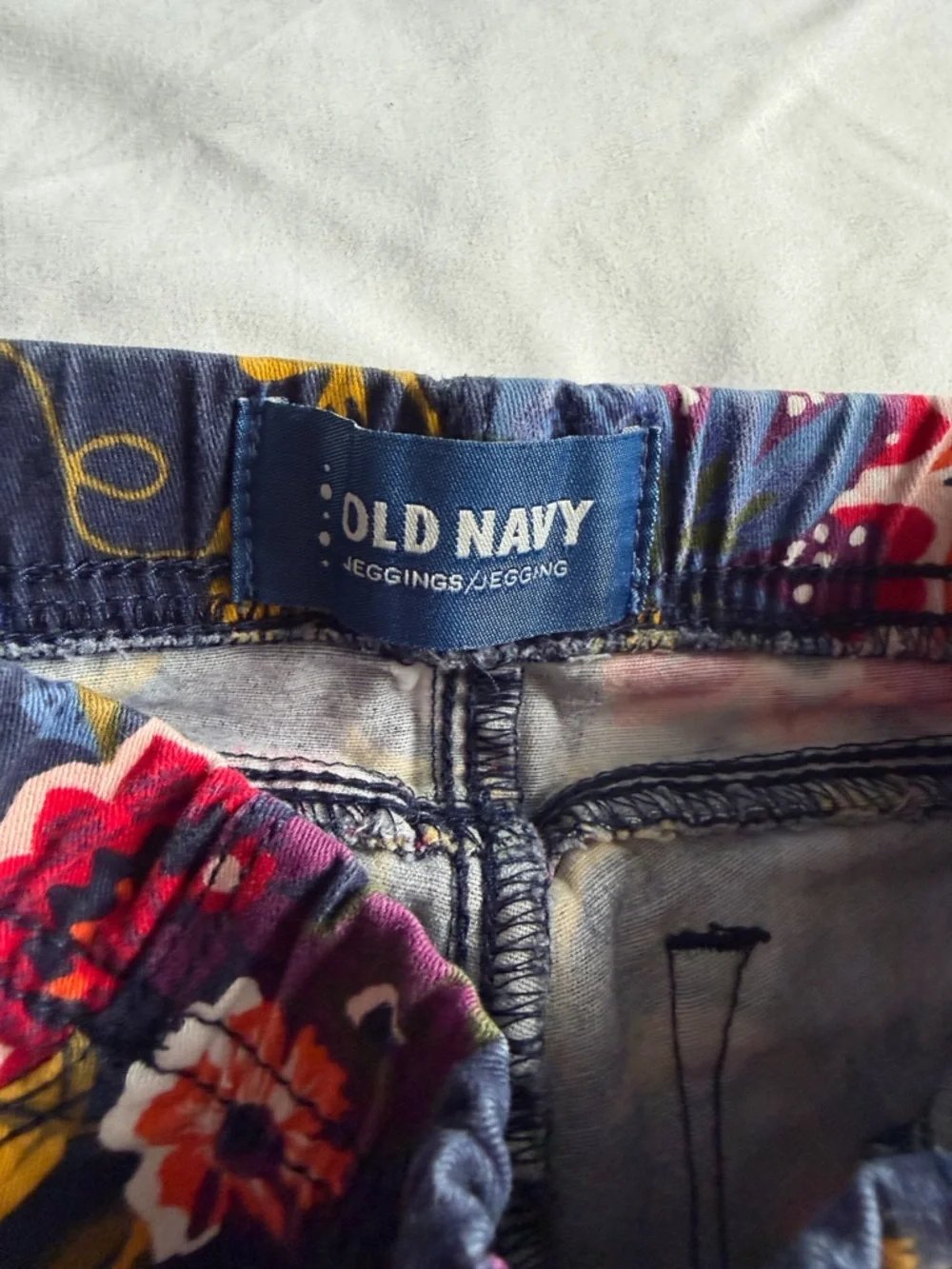 Girls 3T 4T Floral Leggings Bundle Old Navy Rare Editions 2 Pair Set